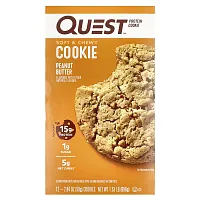 Quest Nutrition, Protein Cookie, Peanut Butter, 12 Cookies, 2.04 oz (58 g) Each