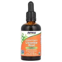 NOW Foods, Certified Organic Licorice Root, 2 fl oz (59 ml)