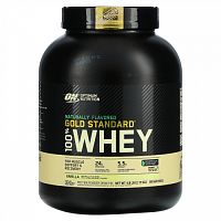 Optimum Nutrition, Gold Standard 100% Whey, с натуральным ароматизатором со вкусом ванили, 2,18 кг (4,8 фунта)