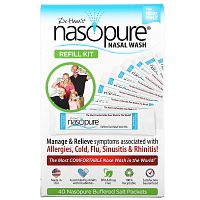 Nasopure, Система для промывки носа, набор для заправки, 1 набор