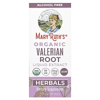 MaryRuth&#x27;s, Organic Valerian Root Liquid Extract, Alcohol Free, 590 mg, 1 fl oz (30 ml)