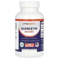 Vitamatic, Quercetin, 500 mg, 120 Veggie Capsules