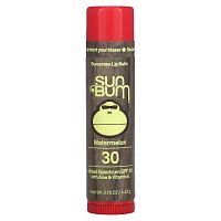 Sun Bum, Солнцезащитный бальзам для губ, SPF 30, арбуз, 4,25 г (0,15 унции)