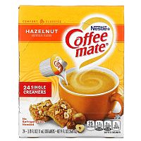 Coffee Mate, Comfort Classics, Hazelnut, 24 Single Creamers, 3/8 fl oz (11 ml) Each