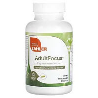 Zahler, AdultFocus, Cognitive Health &amp; Focus Support, 60 Capsules