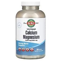 KAL, Calcium Magnesium, Extra Strength, 250 Tablets