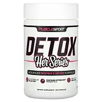 MuscleSport, Detox, Her Series, 90 Capsules