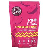 Suncore Foods, Pink Pitaya Supercolor Powder, Red Dragon Fruit, 5 oz (142 g)