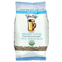 Tylers Coffees, Органический кофе, обычный, цельные зерна, 12 унций