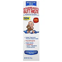 Boudreaux&#x27;s Butt Paste, Diaper Rash Ointment, Sensitive Skin, 4 oz (113 g)