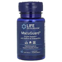 Life Extension, MacuGuard, Ocular Support with Saffron &amp; Astaxanthin, 60 Softgels