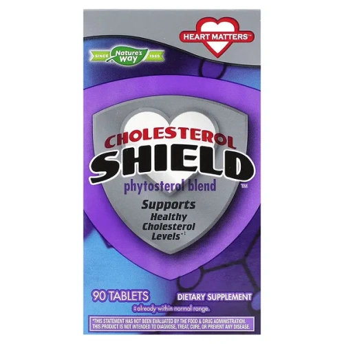 Nature&#x27;s Way, Cholesterol Shield , 90 Tablets