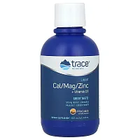 Trace Minerals ®, Liquid Cal/Mag/Zinc + Vitamin D3, Piña Colada, 16 fl oz (473 ml)