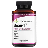 LifeSeasons, Beau-T, Hair, Skin &amp; Nails, 180 Capsules