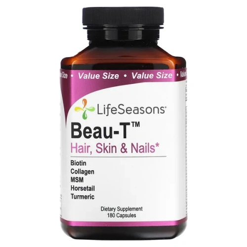 LifeSeasons, Beau-T, Hair, Skin &amp; Nails, 180 Capsules