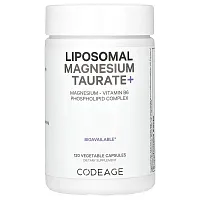 Codeage, Liposomal Magnesium Taurate+, 120 Vegetable Capsules