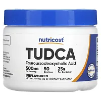 Nutricost, TUDCA, Unflavored, 0.9 oz (25 g)