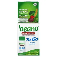 Beano, To Go, Extra Strength, 12 Tablets