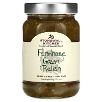 Stonewall Kitchen, Farmhouse Green Relish, 17.5 oz (496 g)