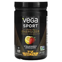 Vega, Sport, Plant-Based Premium Energizer, Strawberry Lemonade, 16.1 oz (455 g)