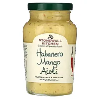 Stonewall Kitchen, Habanero Mango Aioli, Hot, 10.25 oz (291 g)