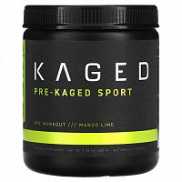 Kaged, PRE-KAGED Sport, предтренировочный комплекс, манго и лайм, 266 г (9,38 унции)