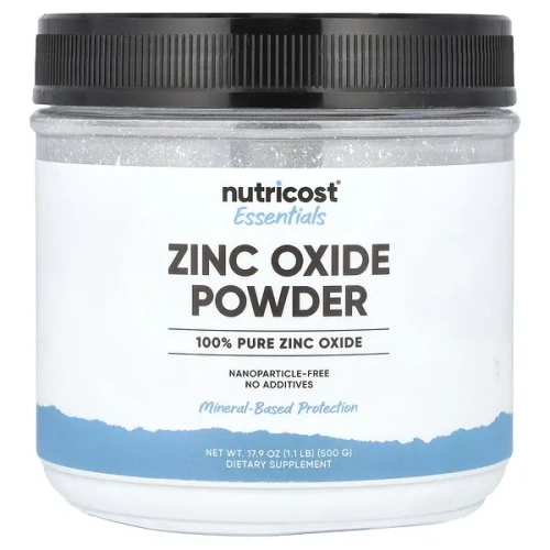 Nutricost, Essentials, Zinc Oxide Powder, 1.1 lbs (500 g)