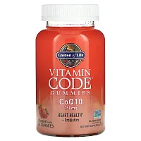 Garden of Life, Vitamin Code Gummies, CoQ10, Strawberry, 150 mg, 60 Gummies