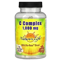 Nature&#x27;s Life, C Complex, 1,000 mg, 100 Vegetarian Capsules