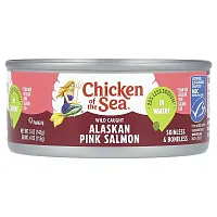 Chicken of the Sea, Wild Caught Alaskan Pink Salmon in Water, Skinless &amp; Boneless, 5 oz (142 g)