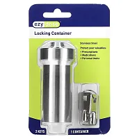 Ezy Dose, Locking Container, Stainless Steel, 3 Pieces