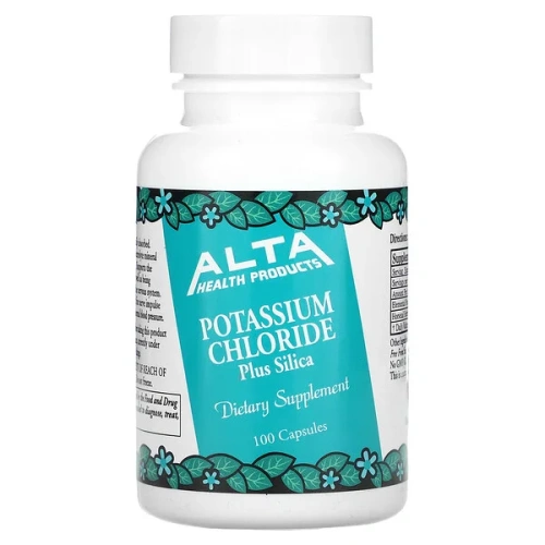 Alta Health, Potassium Chloride, Plus Silica, 100 Capsules