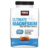 Force Factor, Ultimate Magnesium, Orange Creamsicle, 330 mg, 60  Soft Chews (165 mg per Chew)