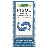 Nature&#x27;s Way, Fisol, Fish Oil, 180 Softgels