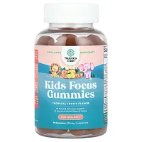 Nature&#x27;s Craft, Kids Focus Gummies, Tropical Fruits, 90 Gummies