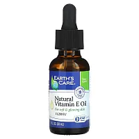 Earth&#x27;s Care, Natural Vitamin E Oil, 1 fl oz (30 ml)