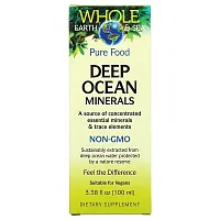 Natural Factors, Whole Earth &amp; Sea, Deep Ocean Minerals, 3.38 fl oz (100 ml)