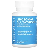 BodyBio, Liposomal Glutathione, 60 Capsules