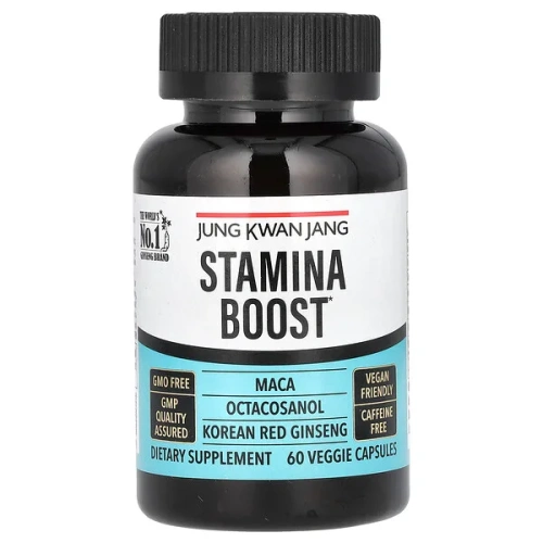 CheongKwanJang, Stamina Boost, Caffeine Free, 60 Veggie Capsules