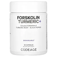 Codeage, Forskolin Turmeric+, 90 Capsules