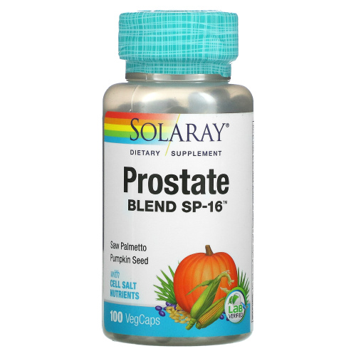 Solaray, Prostate Blend SP-16, 100 капсул с растительной оболочкой