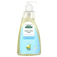 Aleva Naturals, Baby, Bottle &amp; Dish Soap, Fragrance Free, 16.9 fl oz (500 ml)