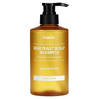 Kundal, Beer Yeast Scalp Shampoo, Herb Mint, 16.9 fl oz (500 ml)