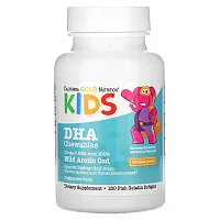 California Gold Nutrition, Kids DHA Chewables, 100% Wild Arctic Cod, Strawberry-Lemon, 180 Fish Gelatin Softgels