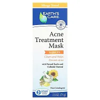 Earth&#x27;s Care, Acne Treatment Beauty Mask, 2.5 oz (71 g)