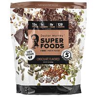 Dr. Murray&#x27;s, Super Foods, 3 Seed Protein Powder, Chocolate, 2 lb (908 g)