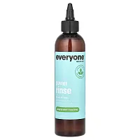 Everyone, Power Rinse, For All Hair Types, Peppermint + Tea Tree, 8 fl oz (237 ml)