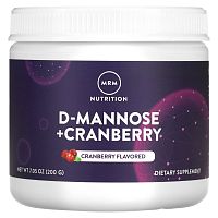 MRM Nutrition, D-Mannose + Cranberry, Cranberry, 7.05 oz (200 g)