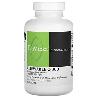 DaVinci Laboratories of Vermont, Chewable C-300, Cherry, 90 Tablets