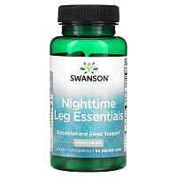 Swanson, Nighttime Leg Essentials, 60 растительных капсул